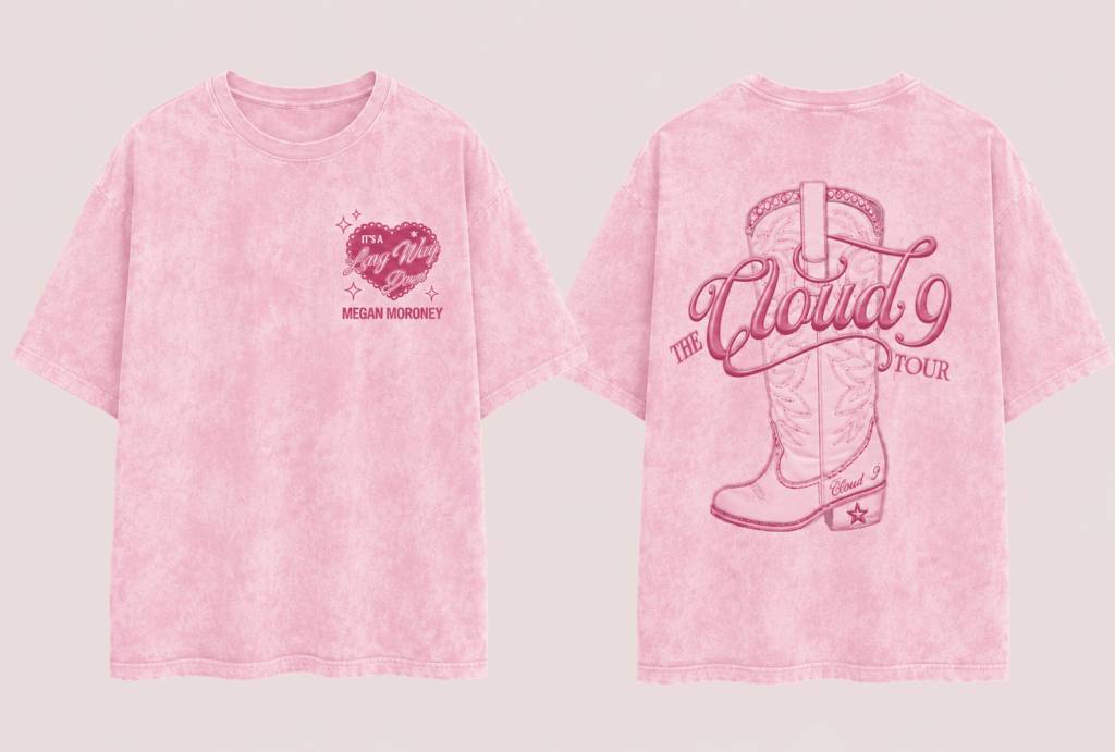 The Cloud 9 Tour 2026 Megan Moroney HG T-Shirt Western Country Music Lover Merch Gift For Fans