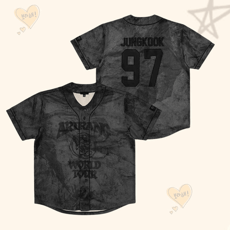 BTS Arirang World Tour Merch 2026 Jungkook 97 Jersey New BTS Concert Jersey Army Gifts - Jersey Shirt HG