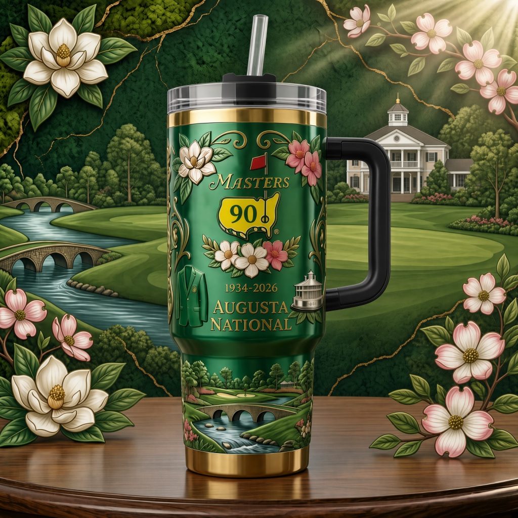 The Masters Augusta National Golf Tournament 90Th 2026 40oz Tumbler Masters 2026 Merch Dad Gifts HG