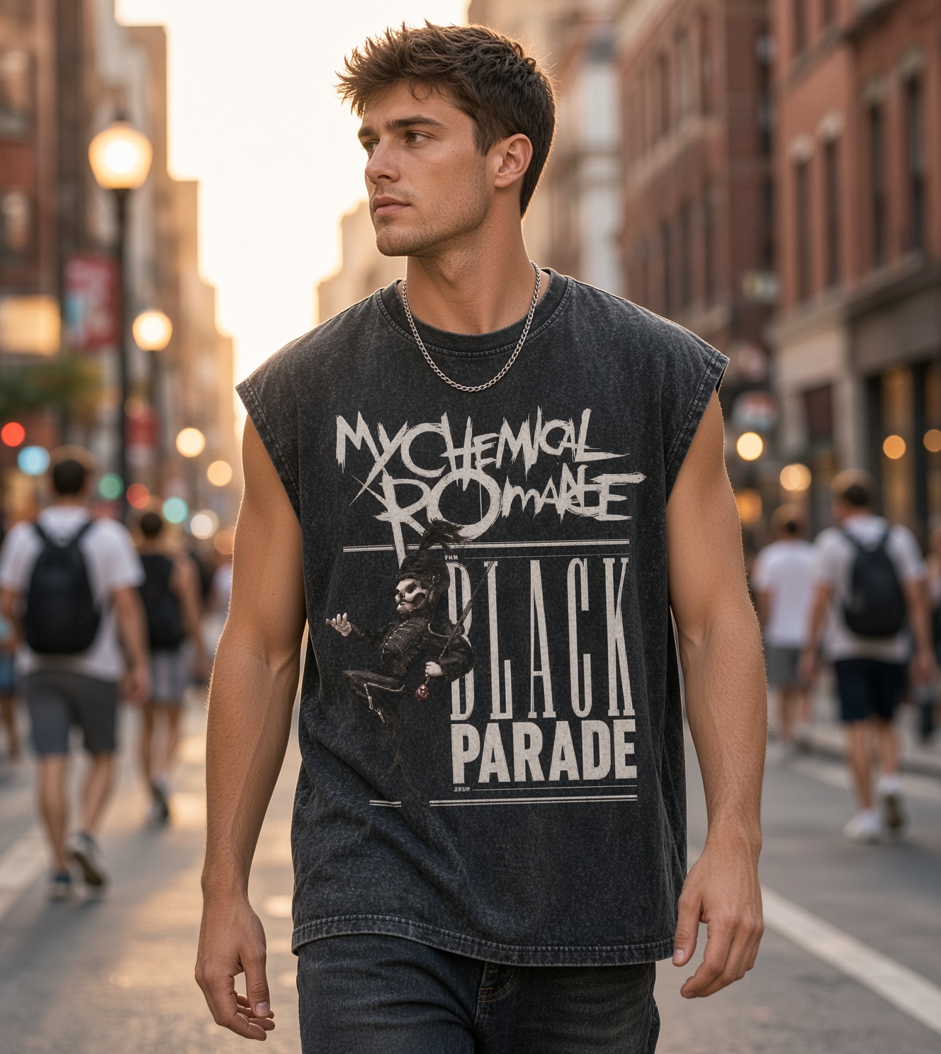 My Chemical Romance The Black Parade 2026 Tour North America Vintage T-Shirt MCR Merch Gifts - T-Shirt Tank Top HG
