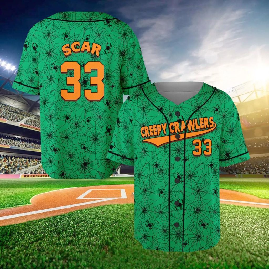 Personalized Spooky Season Halloween Baseball Jersey HG , Custom Name Number Baseball Jersey HG  Spooky Halloween, Halloween Jersey HG  Party Matching