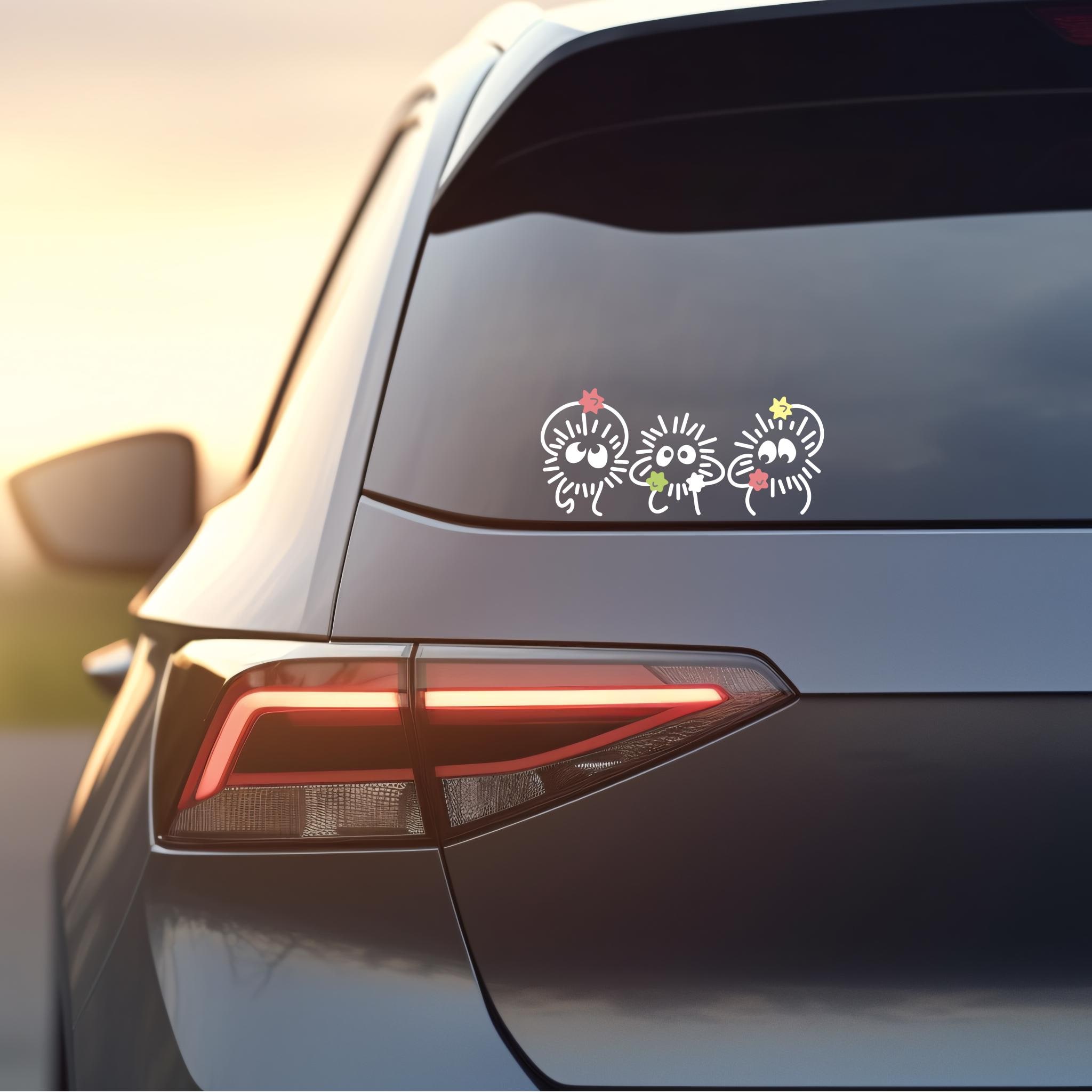 Anime Ghibli Inspired Spirited Away Soot Sprites Vinyl Car Window & Laptop Waterproof Decal Sticker NNA Unique Gift - Image 2