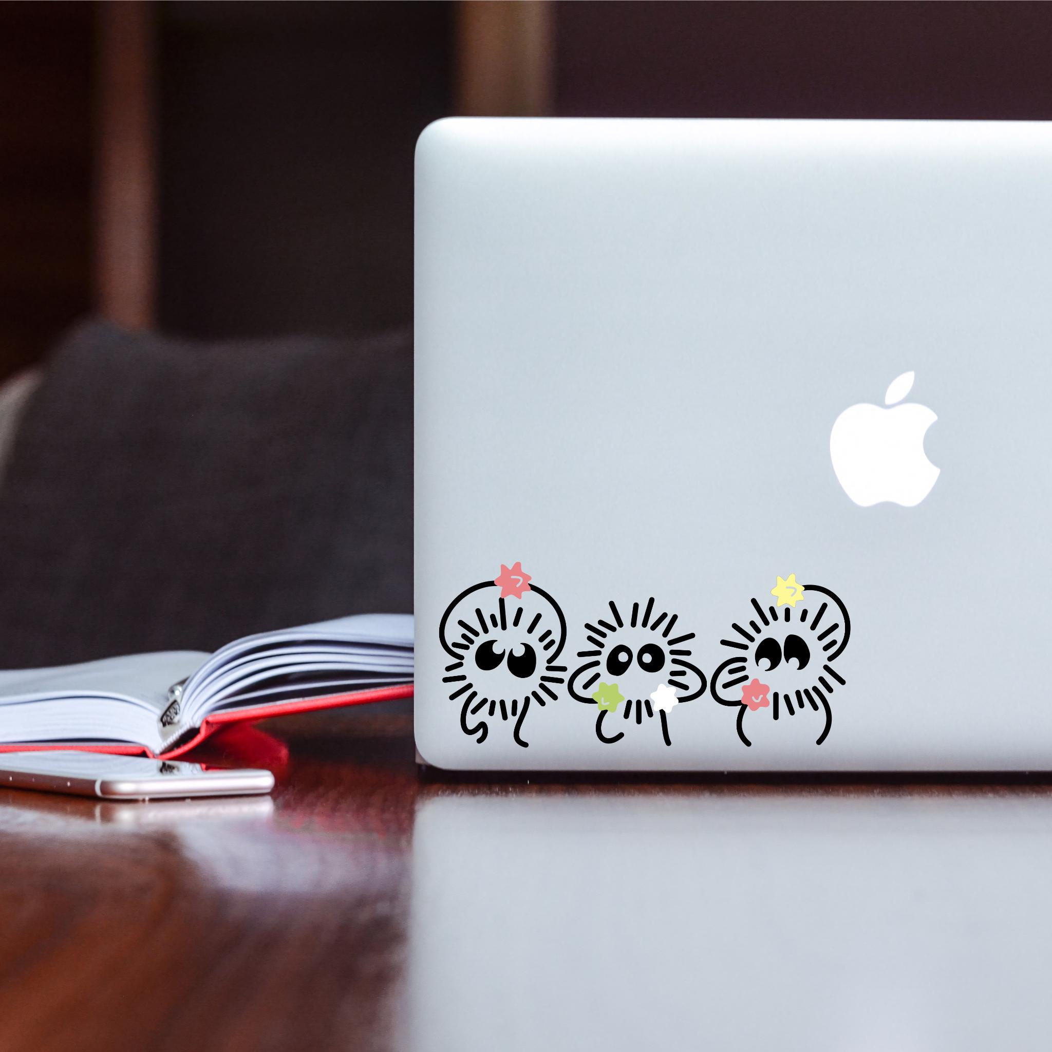 Anime Ghibli Inspired Spirited Away Soot Sprites Vinyl Car Window & Laptop Waterproof Decal Sticker NNA Unique Gift - Image 3