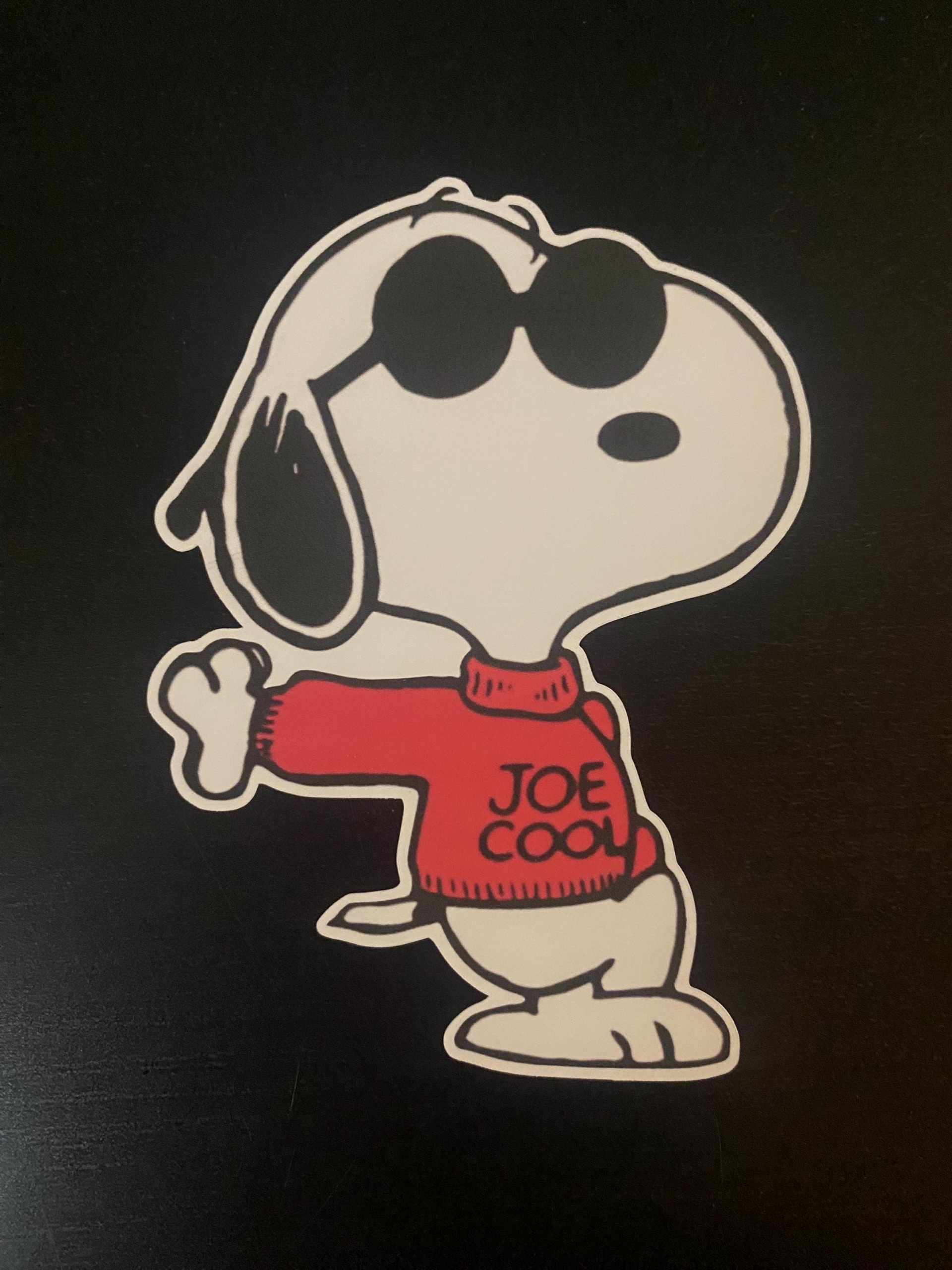 Snopi Vinyl Sticker NNA Decals: Retro Cartoon Laptop Sticker NNA