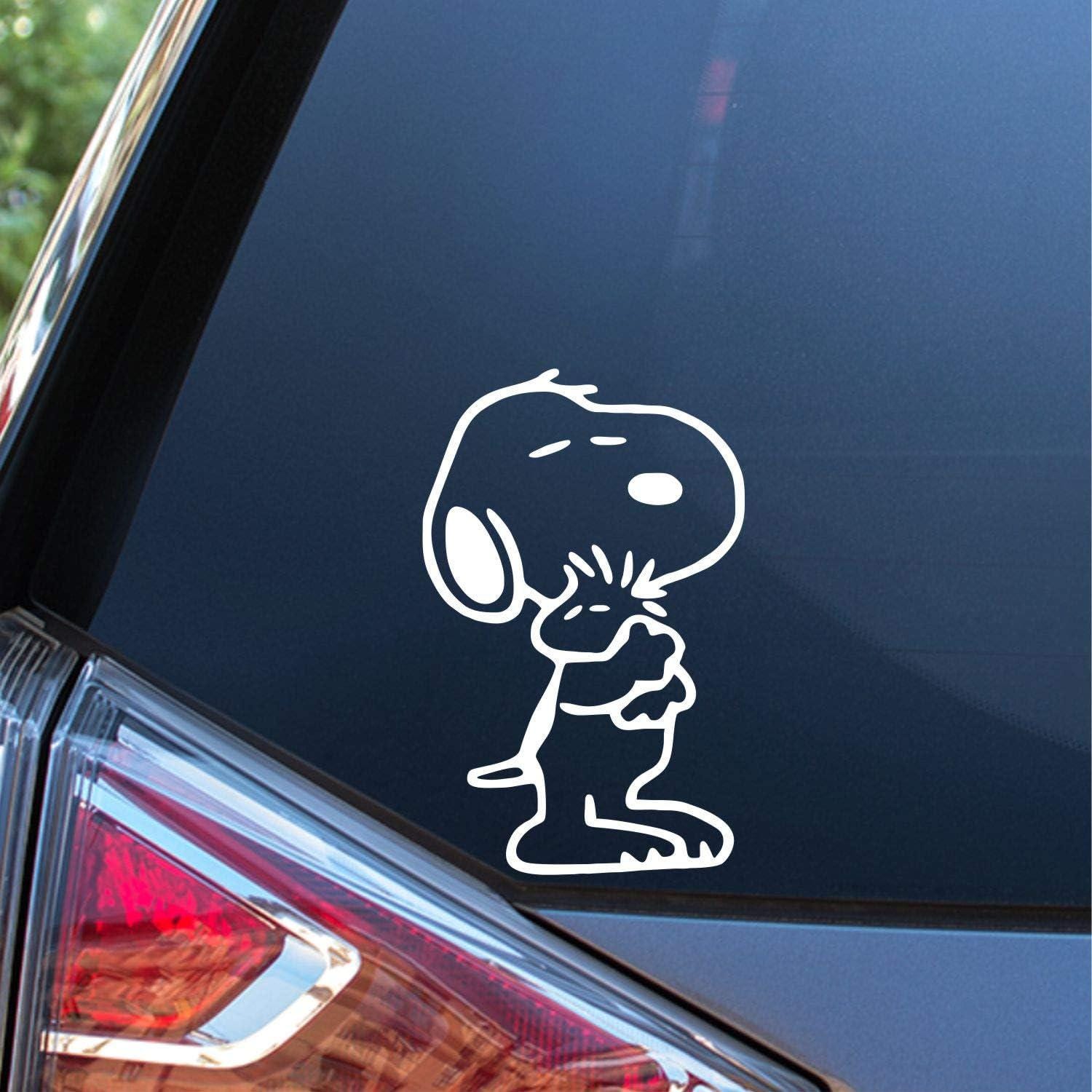 Snopi Car Window Decal 6 Inches White Vinyl Die Cut Sticker NNA - Image 3