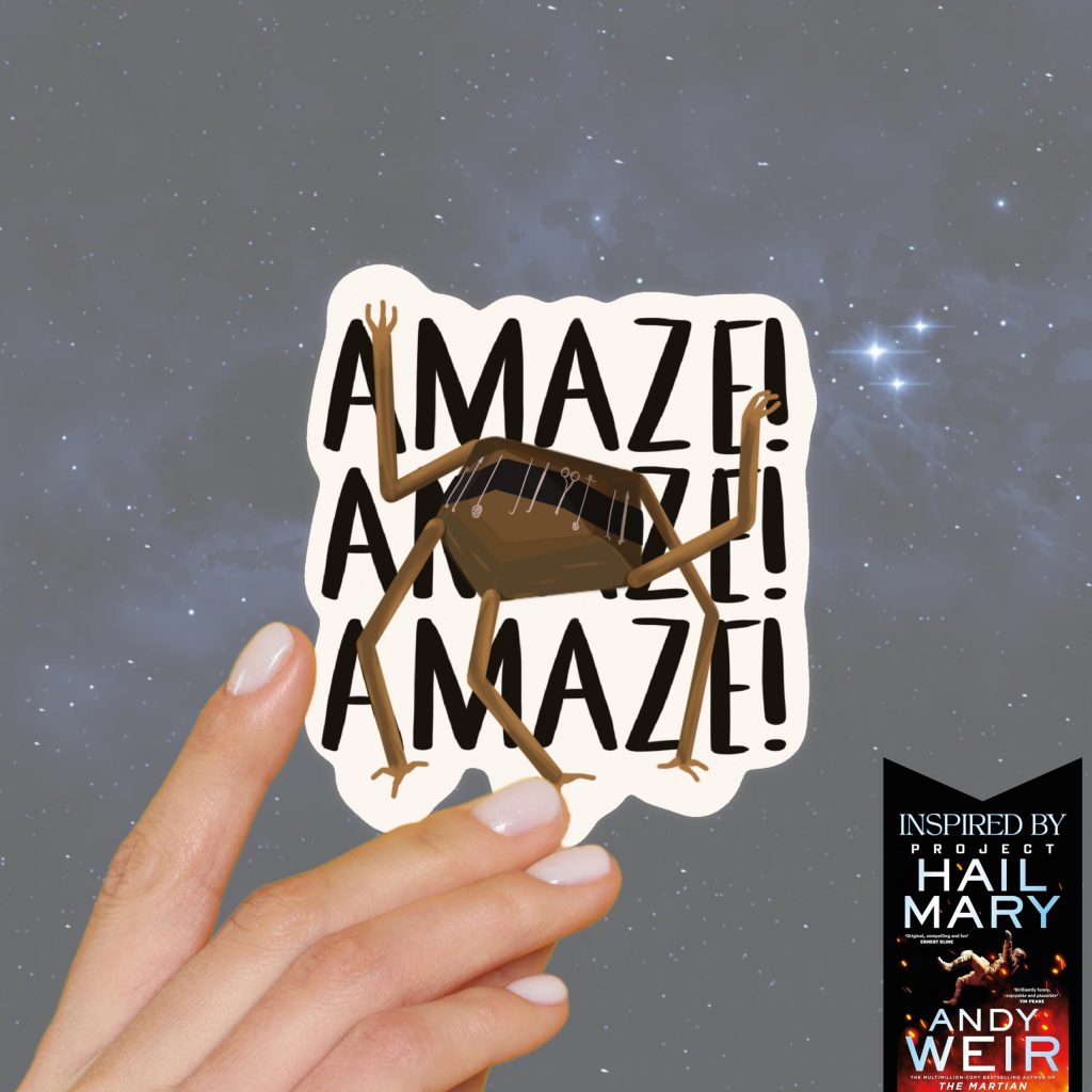 Rocky Amaze!" Project Hail Mary Sticker" NNA