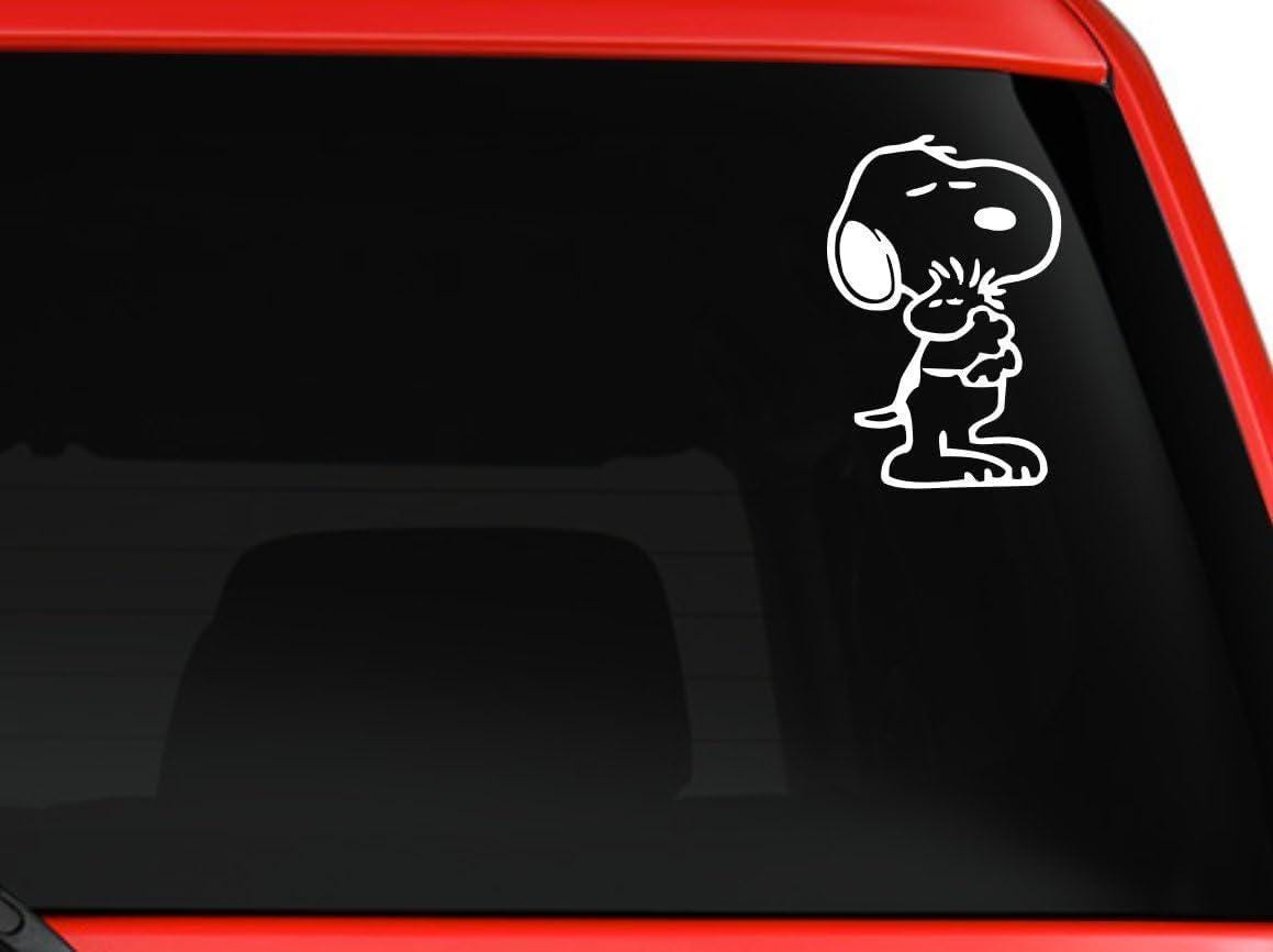 Snopi Car Window Decal 6 Inches White Vinyl Die Cut Sticker NNA - Image 2