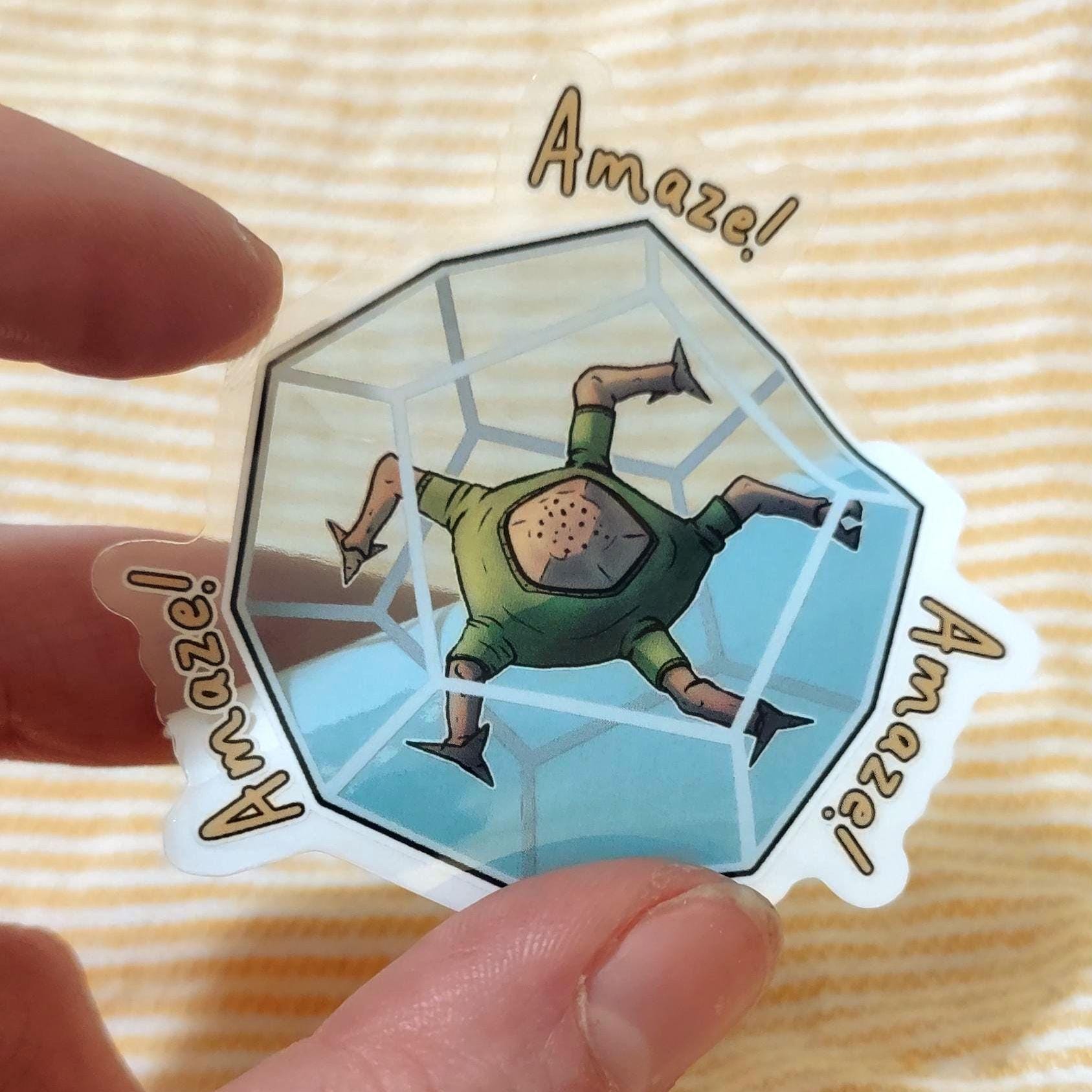 Project Hail Mary || AMAZE || 2.5 clear vinyl sticker" NNA - Image 3