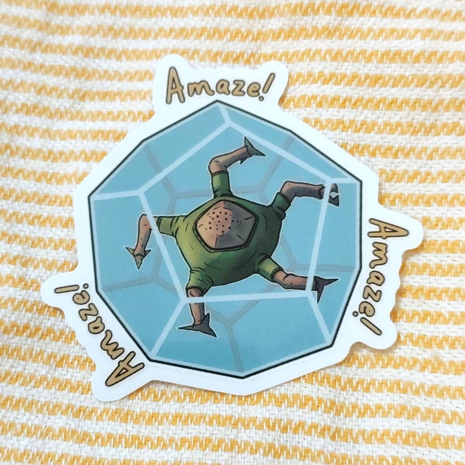 Project Hail Mary || AMAZE || 2.5 clear vinyl sticker" NNA