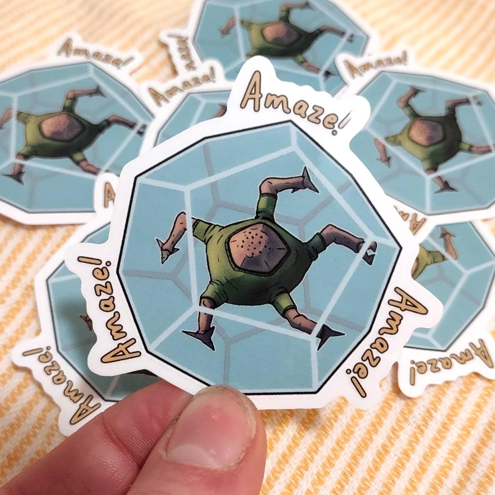 Project Hail Mary || AMAZE || 2.5 clear vinyl sticker" NNA - Image 4