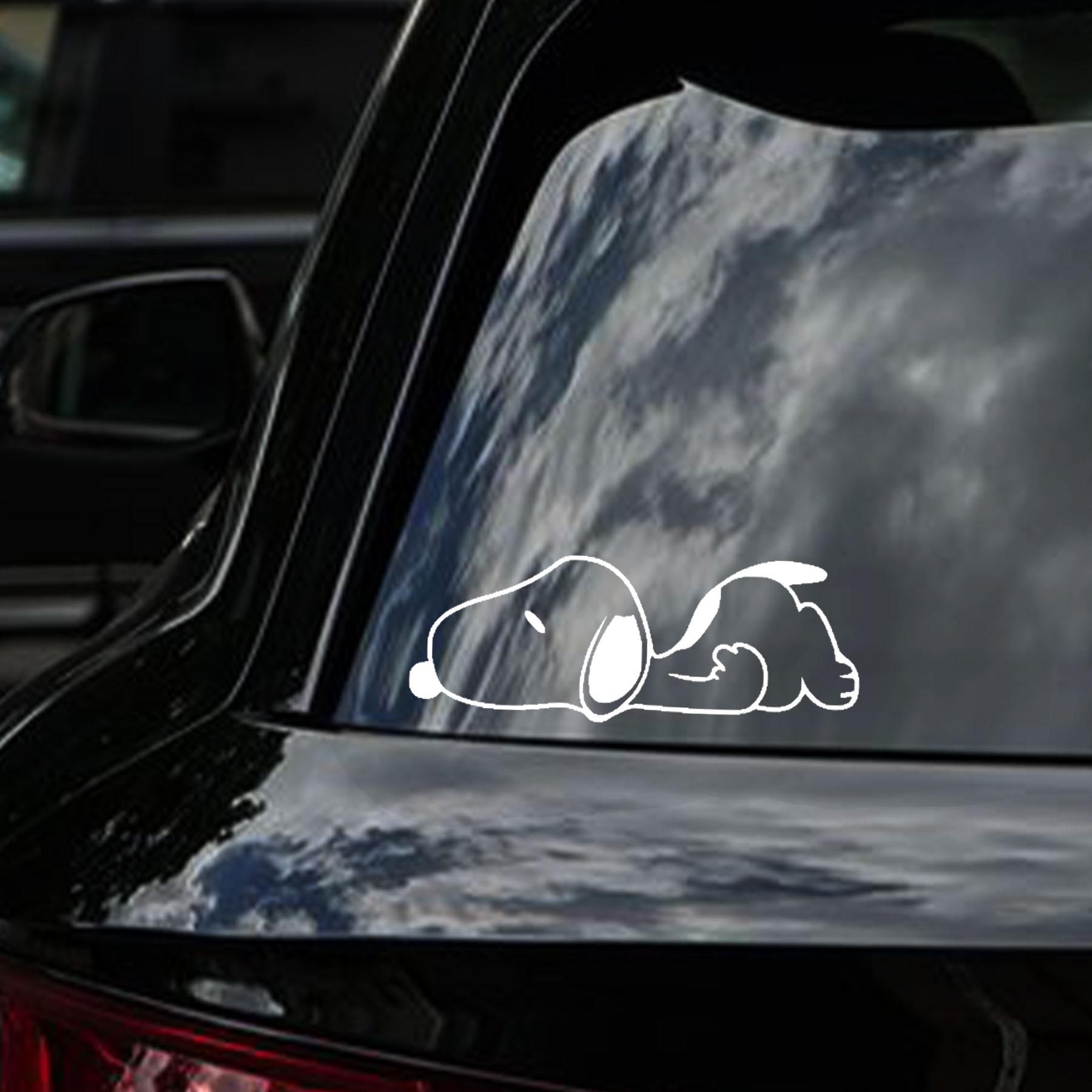 Snopi Sticker NNA for Car Snopi Car Decal Snopi Car Sticker NNA for Decor Car Accessories of Snopi and Friends Sticker NNA of Snopi Car Decor