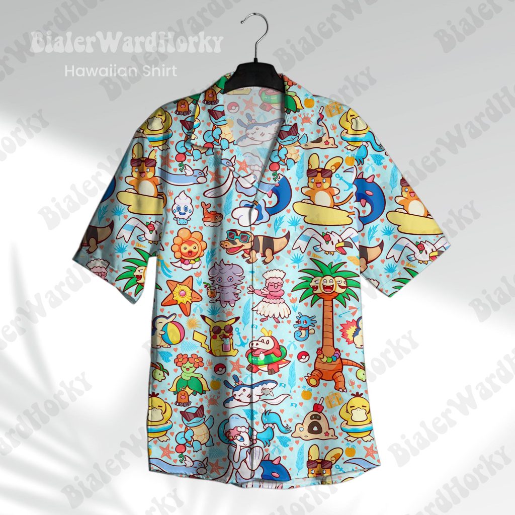 Anime Hawaiian Shirt HG : Tropical Aloha Summer Shirt HG