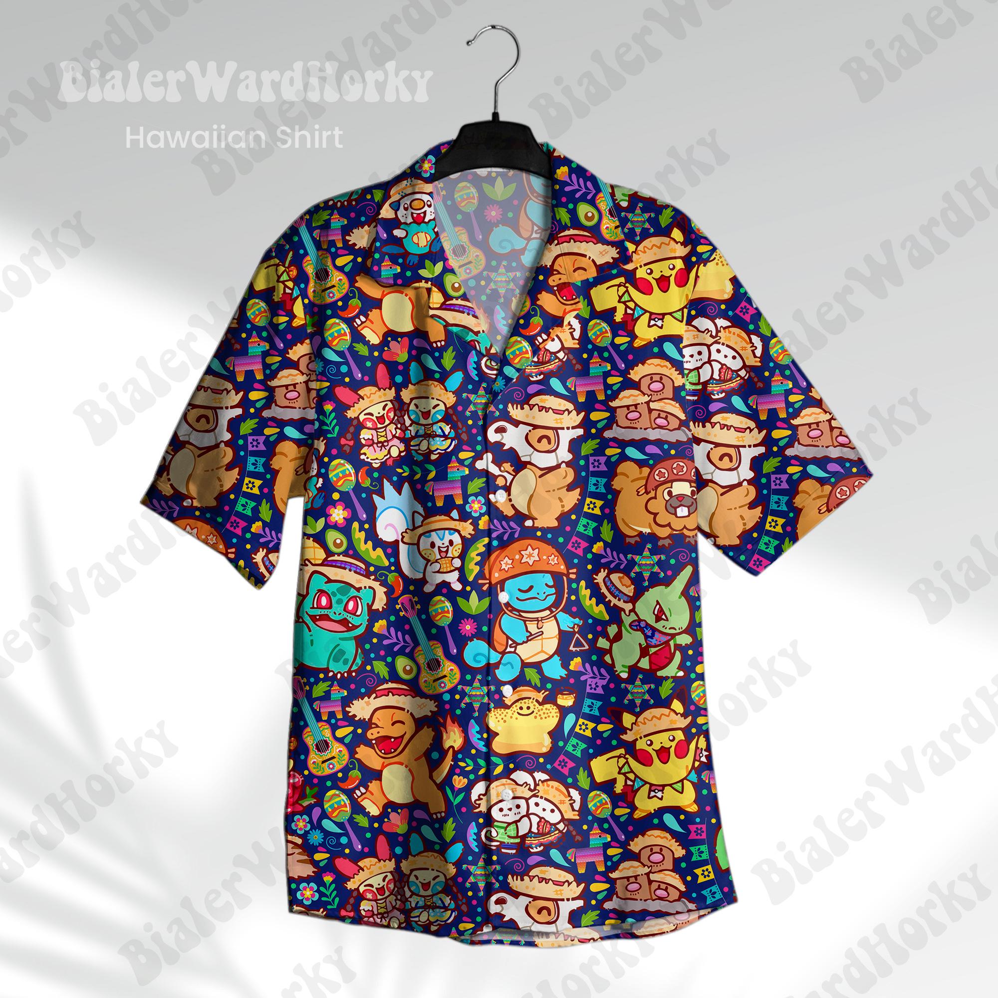 Anime Mexican Festival Hawaiian Shirt HG Aloha Beach Shirt HG Button Down Unisex Shirt HG Summer Apparel - Image 2