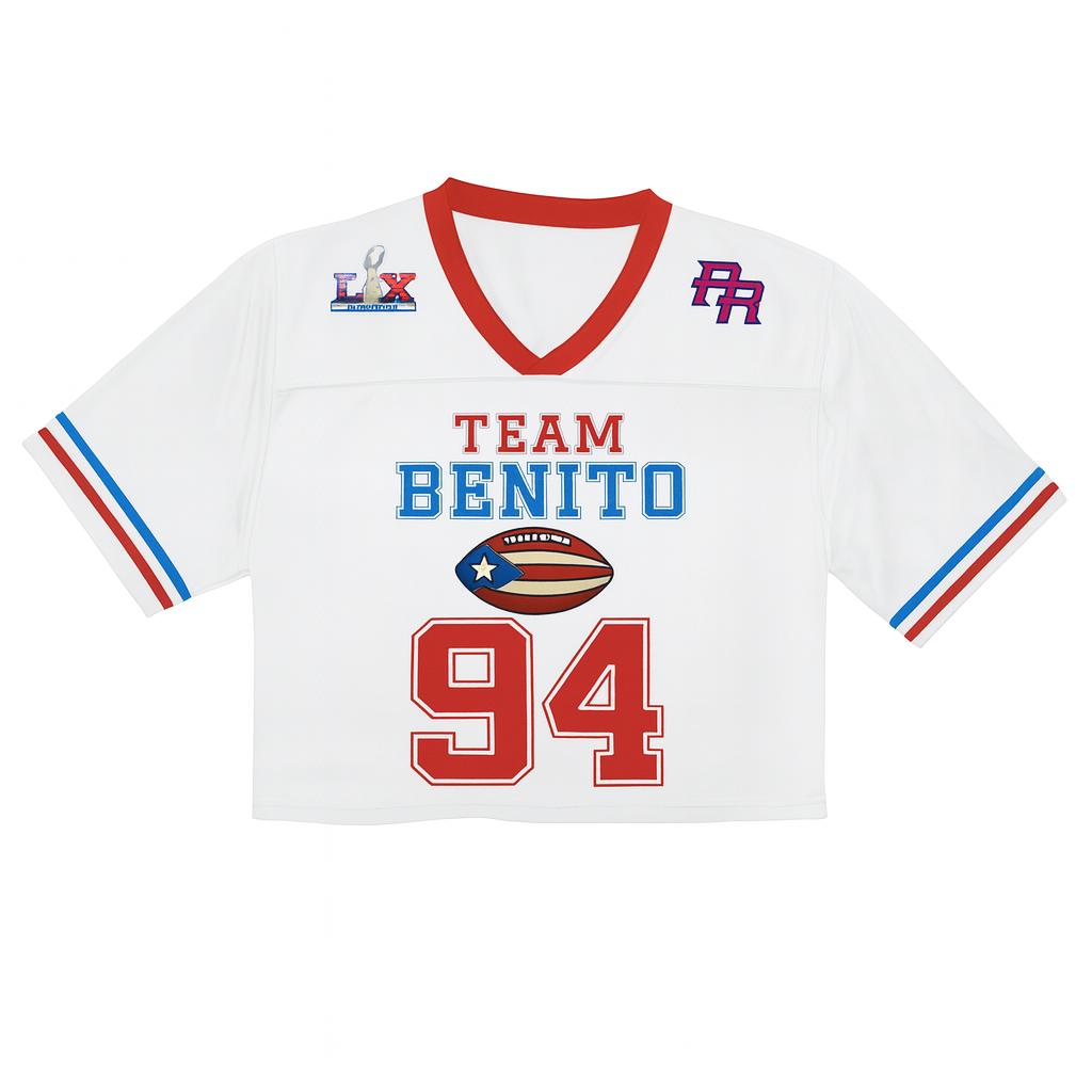 Ben Apparel: Benito SUPA POWL Football Jersey Mesh Jersey Croptop Sports Shirt HFN - Image 2