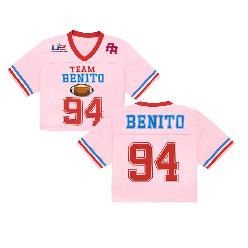 Ben Apparel: Benito SUPA POWL Football Jersey Mesh Jersey Croptop Sports Shirt HFN - Image 3