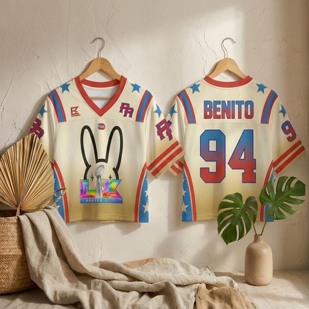 Benito Puerto Rico Flag Football Jersey Mesh Jersey Croptop Sports Shirt HFN