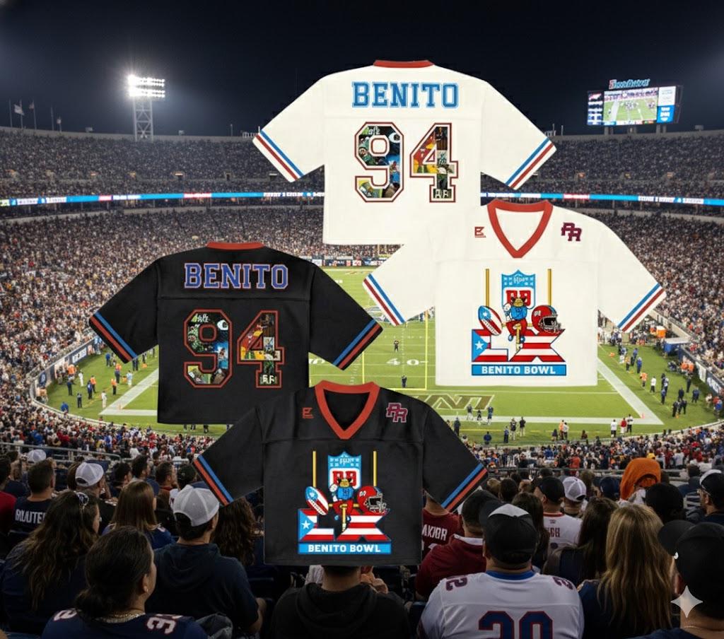 Benito Puerto Rico Sport Apparel Football Jersey Mesh Jersey Croptop Sports Shirt HFN