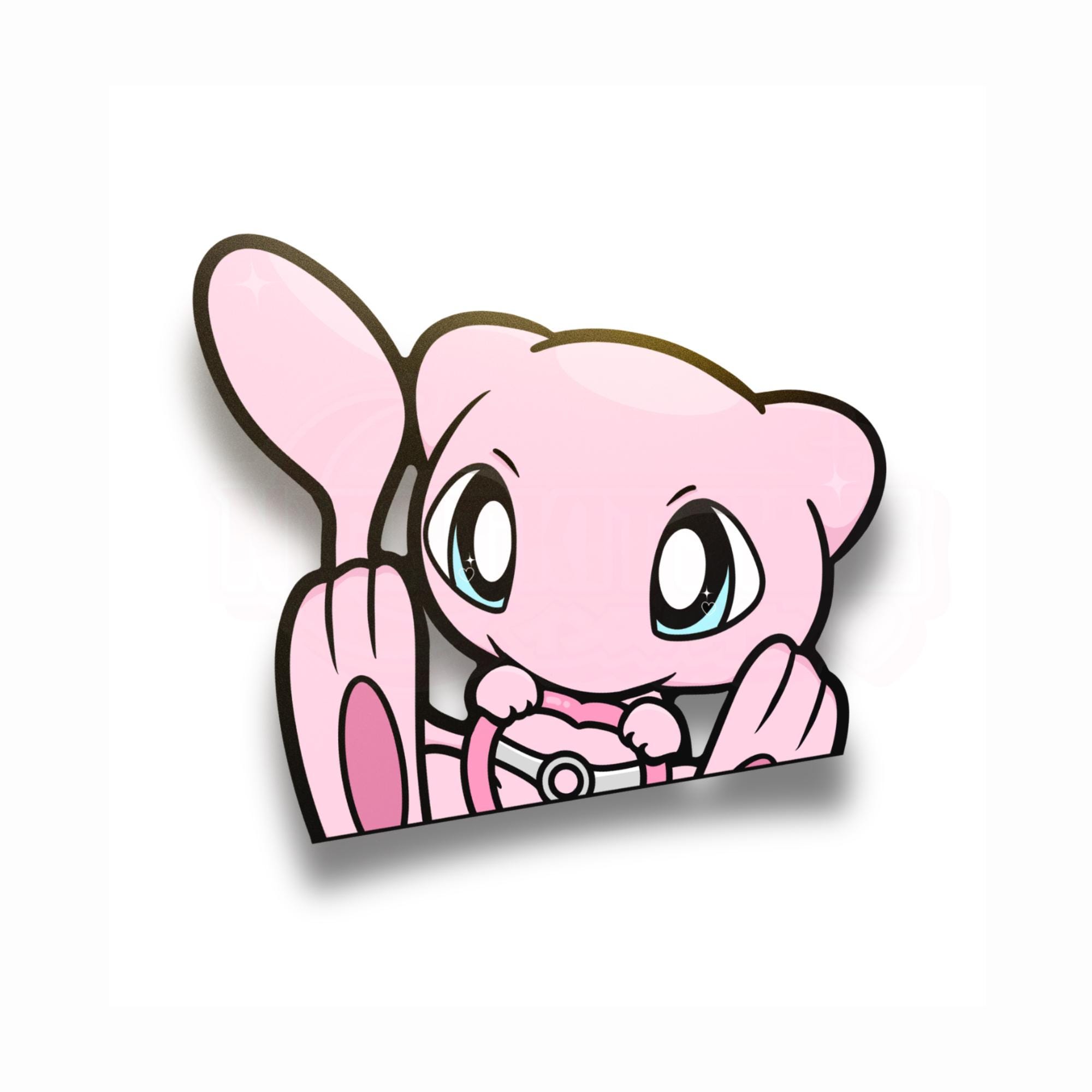 Anime Cutie Racer Peeker Sticker NNA, Car JDM Vinyl Decal Sticker NNA - Image 2