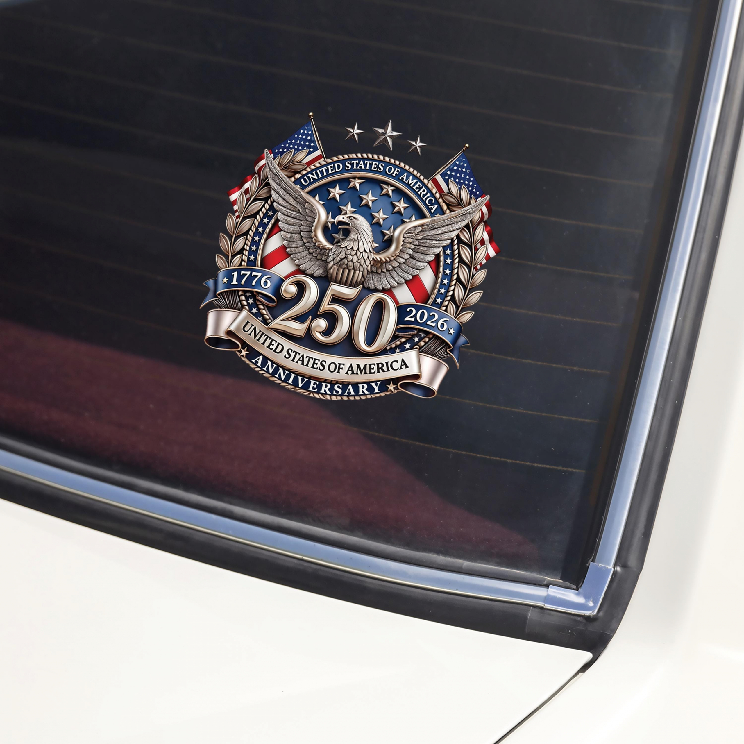 USA 250th Anniversary Eagle Vinyl Decal Patriotic Car Sticker NNA - Image 3