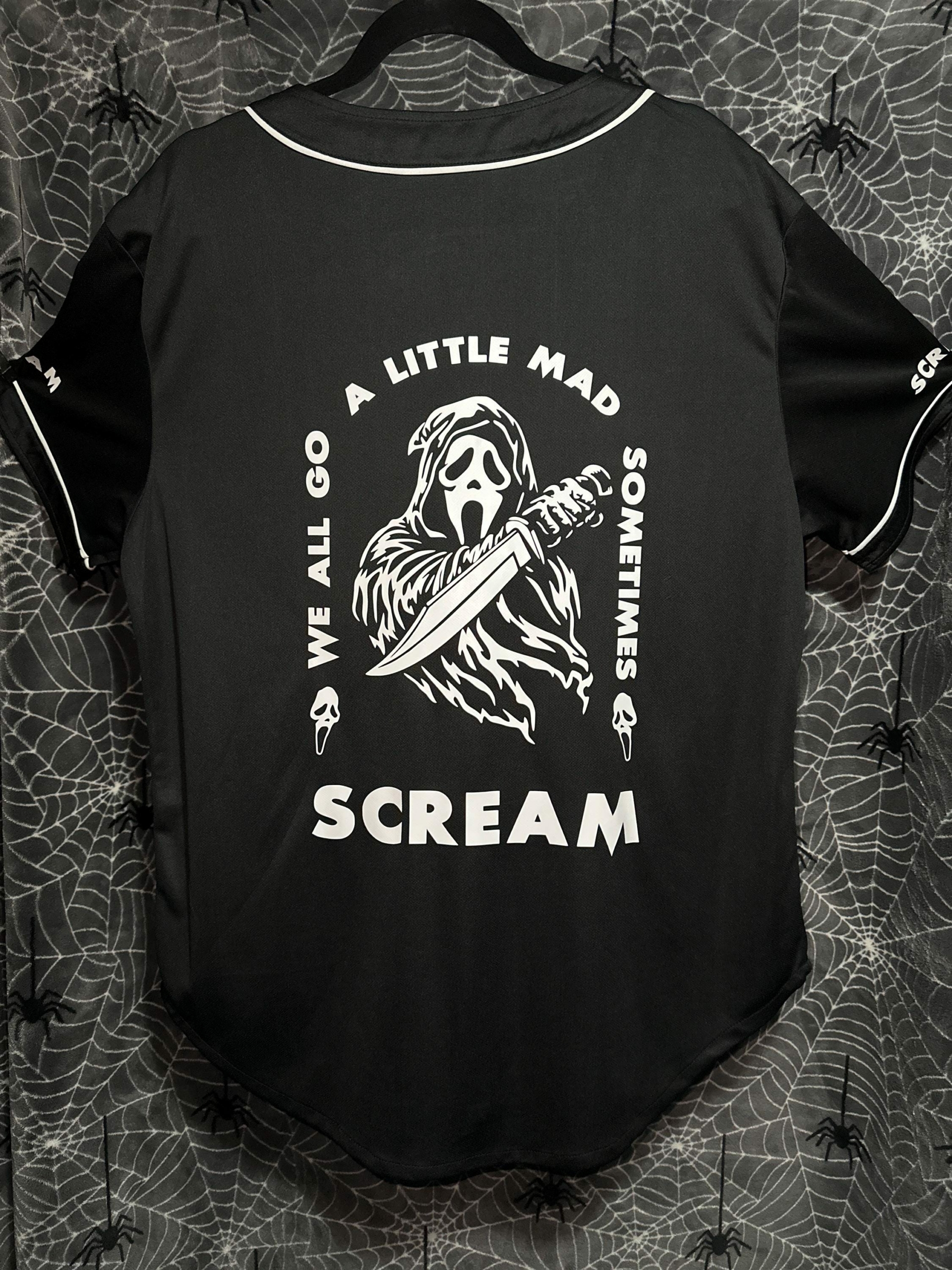 Scream Ghostface Horror Baseball Jersey HG - Image 2