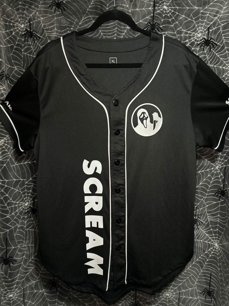 Scream Ghostface Horror Baseball Jersey HG