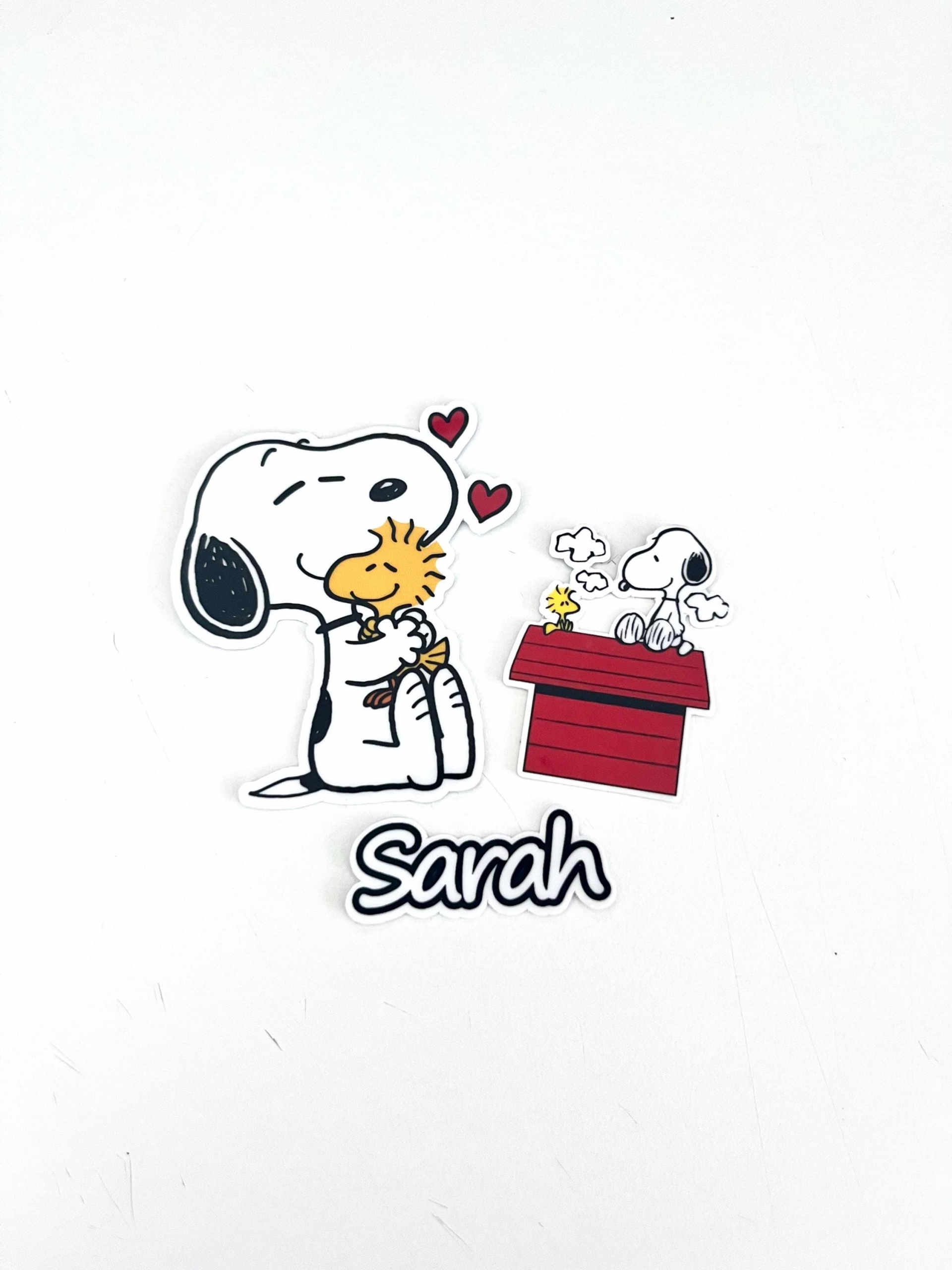 Snopi Hugging Woodstock Sticker NNA - Charlie Brown Peanuts Waterproof Vinyl Sticker NNA Car Decal - Image 7