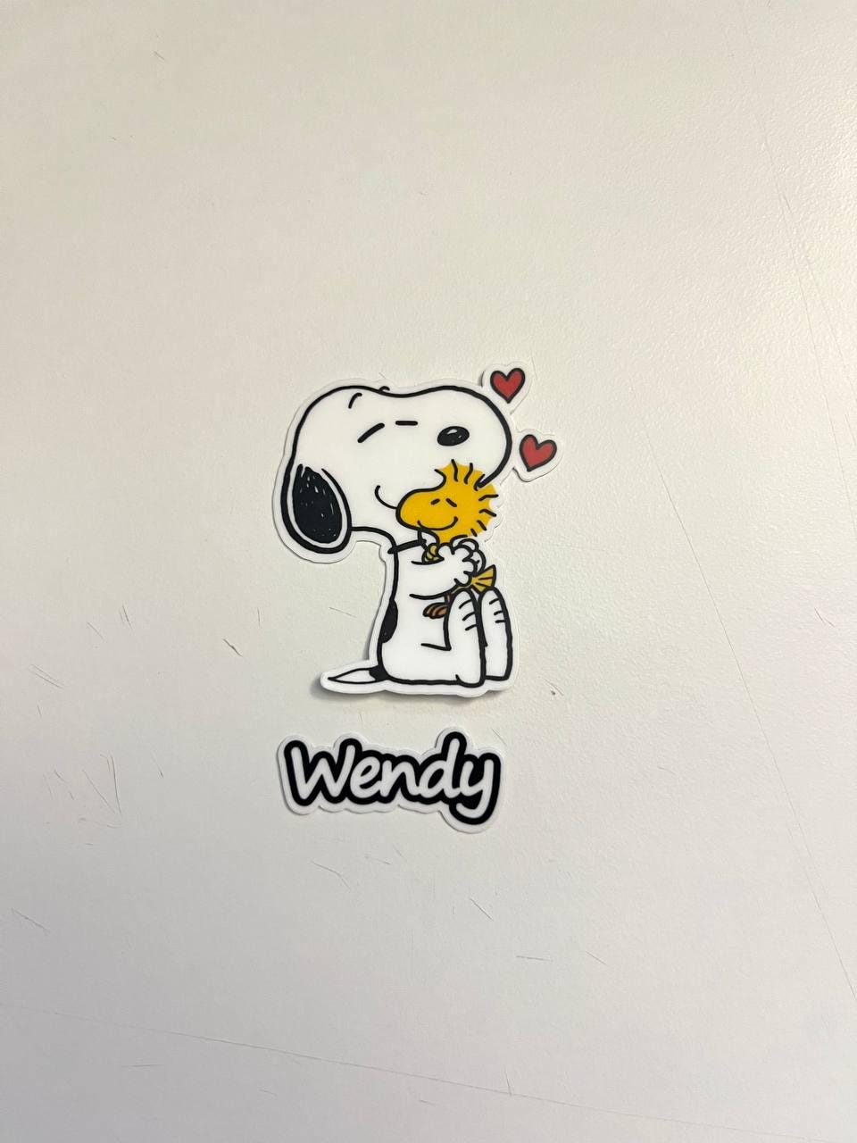 Snopi Hugging Woodstock Sticker NNA - Charlie Brown Peanuts Waterproof Vinyl Sticker NNA Car Decal - Image 5