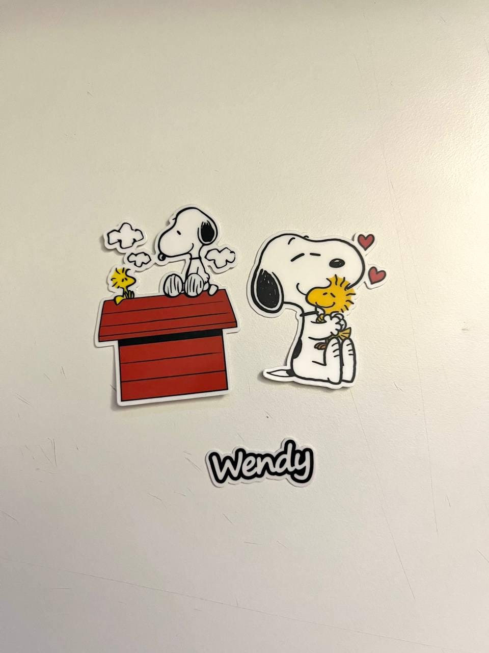 Snopi Hugging Woodstock Sticker NNA - Charlie Brown Peanuts Waterproof Vinyl Sticker NNA Car Decal - Image 6