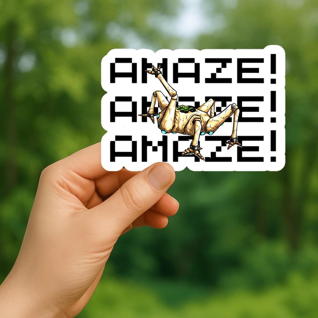 Project Hail Mary Sticker Amaze Amaze Amaze Andy Weir Dr Grace Stickers Rocky NNA - Image 2