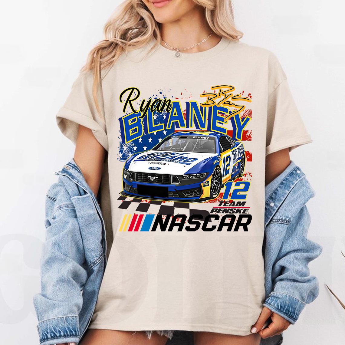 Ryan Blaney NASCAR Cup Sweatshirt, HG Ryan Blaney Shirt, Ryan Blaney Nascar Sweater, Ryan Blaney 12 , NASCAR Shirt Blaney, NASCAR Shirt - Image 7