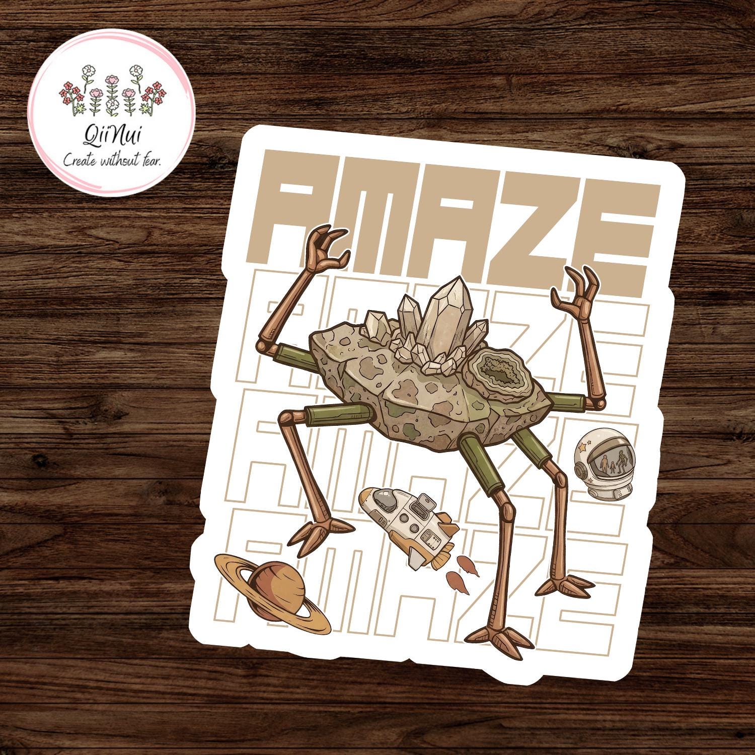 Amaze Amaze Amaze Sticker Project Hail Mary Rocky Inspired Sticker NNA - Image 3