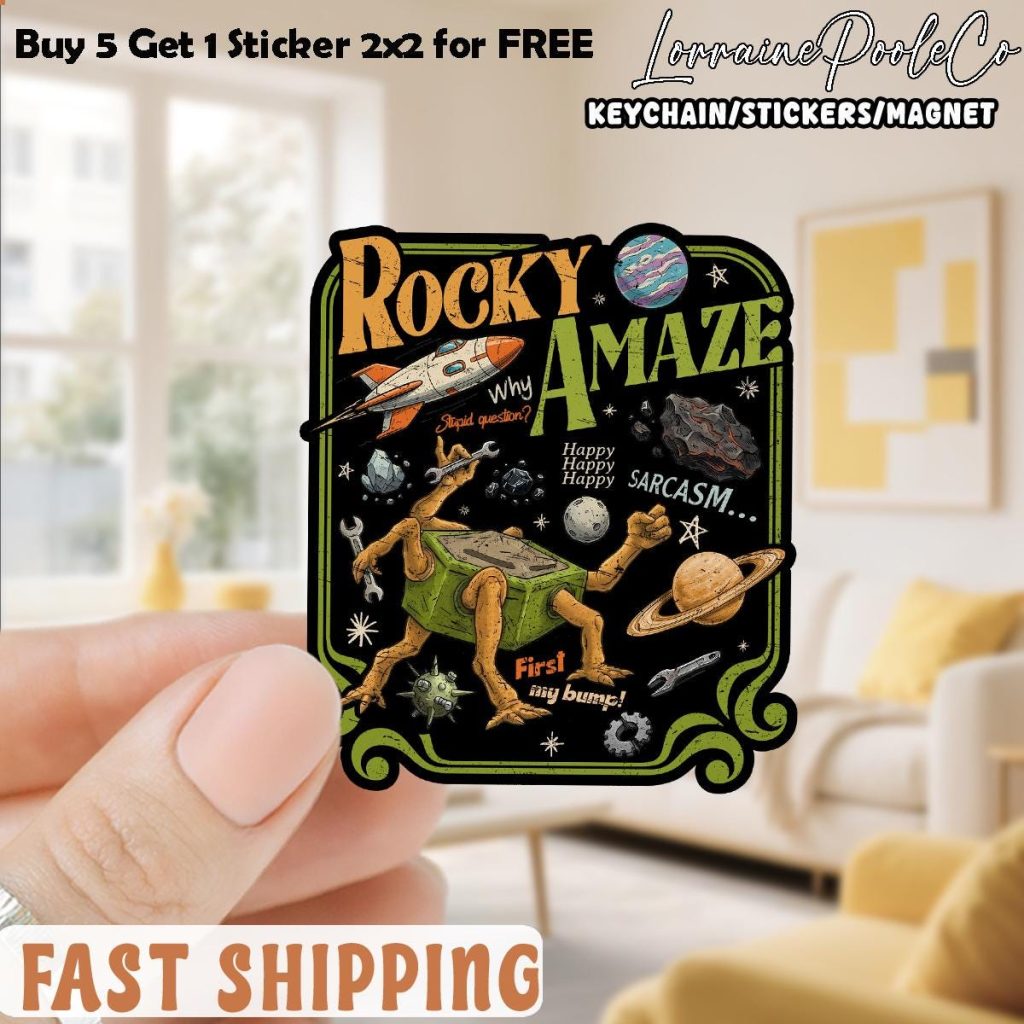 Project Hail Mary Mission Patch Sticker Amaze Sticker Rocky Sticker NNA