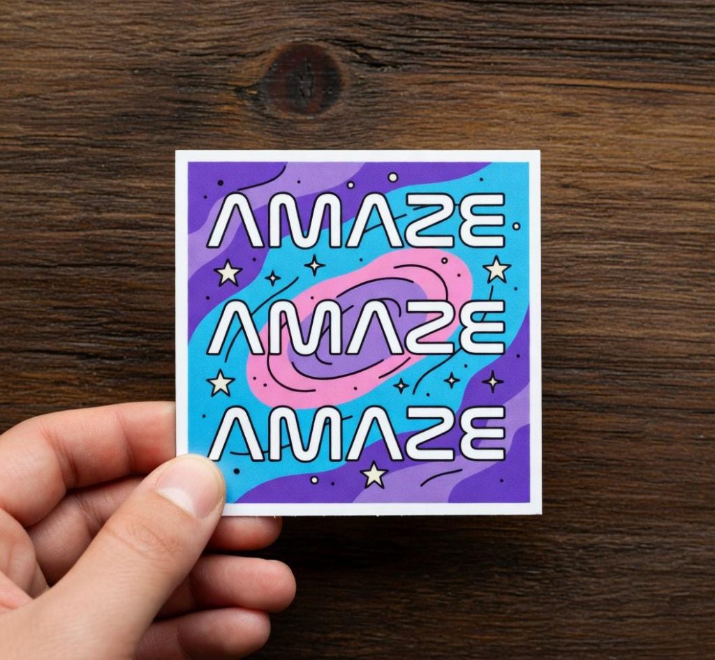 Amaze Amaze Amaze - Sticker | Project Hail Mary inspired Sticker | Rocky Sticker | Bookish Sticker | Sci-Fi | BookTok | Reading Sticker NNA