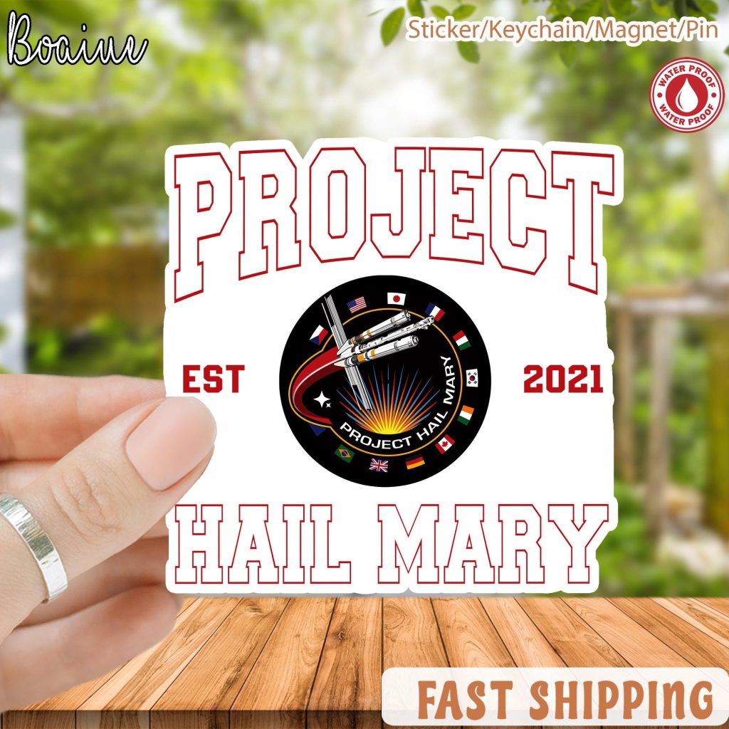 Project Hail Mary Sci fi sticker Project Hail Mary Embroidered Iron On Patch Space Mission Sci-Fi Rocket Patch NNA