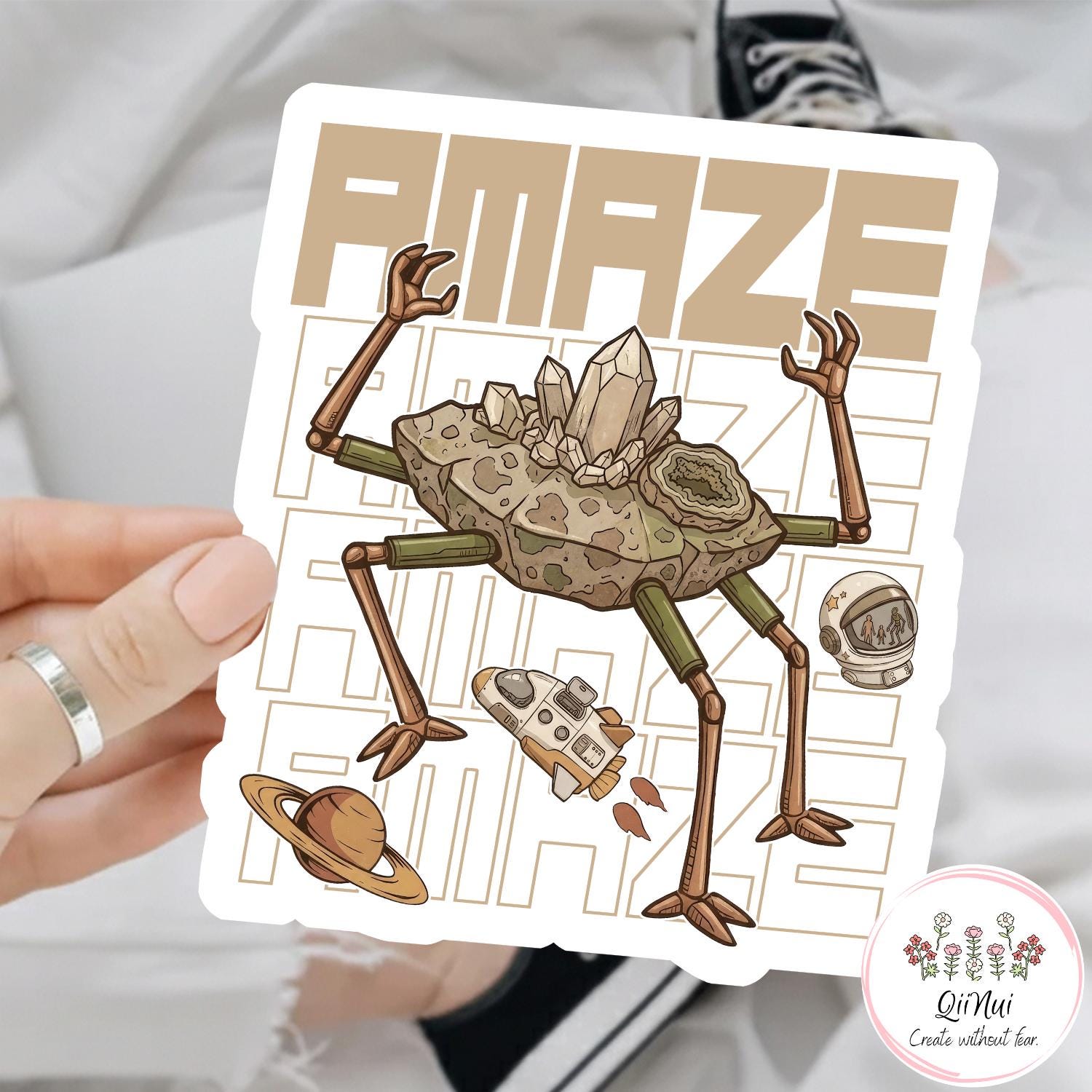 Amaze Amaze Amaze Sticker Project Hail Mary Rocky Inspired Sticker NNA - Image 2