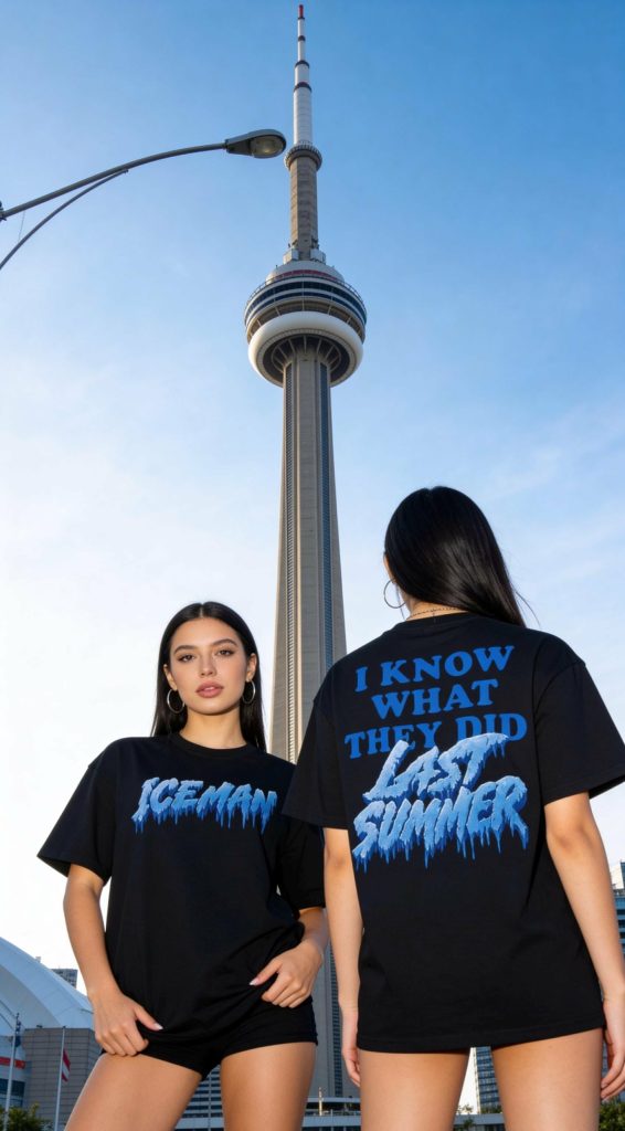 2-sided Iceman Tee — 'I Know What They Did Last Summer' Icy Graphic T-Shirt HFN