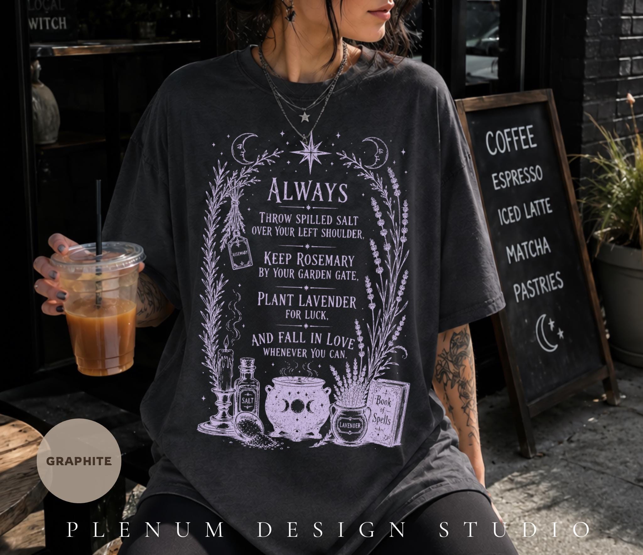 Practical Magic Shirt, Witchy Tee, Retro Halloween Shirt, Spooky Season TShirt, Vintage Movie Tee, Witchy Gift for Her HFN HFN Shirt - Image 5