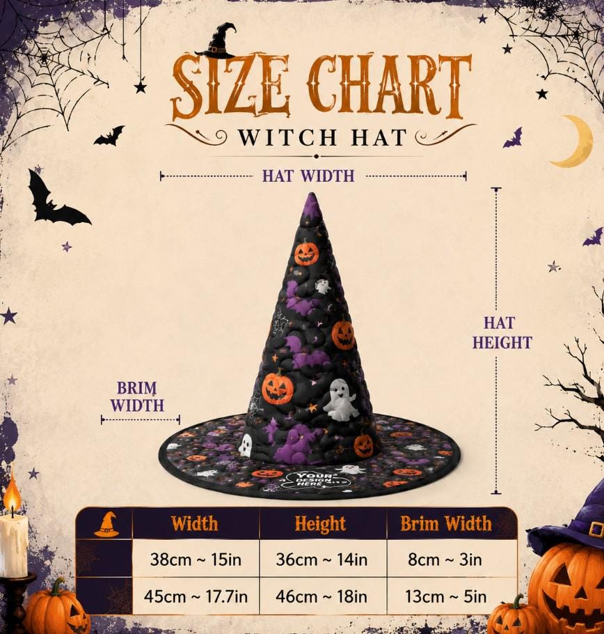 Purple Moon Witch Hat HG , Halloween Quilted Hat, Celestial Witch Costume, Starry Bat Hat, Gothic Halloween Party Hat, Spooky Witch Decor - Image 4