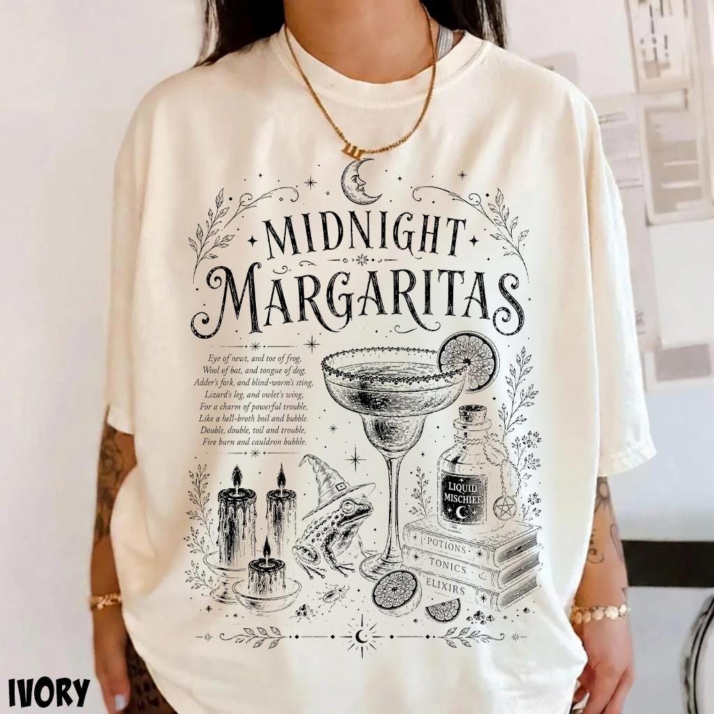 Practical Magic 2 Shirt, Midnight Margaritas Tshirt, Owens Sisters Witchy Halloween Tee HFN Shirt - Image 2