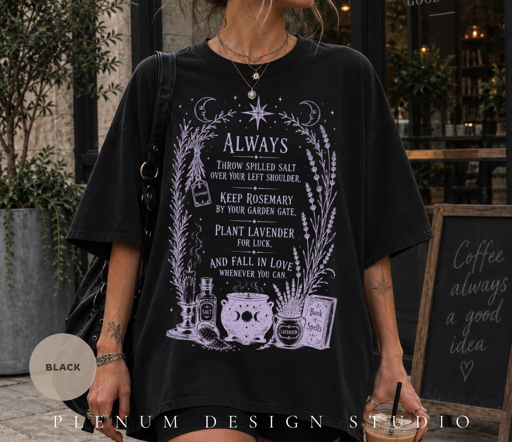 Practical Magic Shirt, Witchy Tee, Retro Halloween Shirt, Spooky Season TShirt, Vintage Movie Tee, Witchy Gift for Her HFN HFN Shirt - Image 2