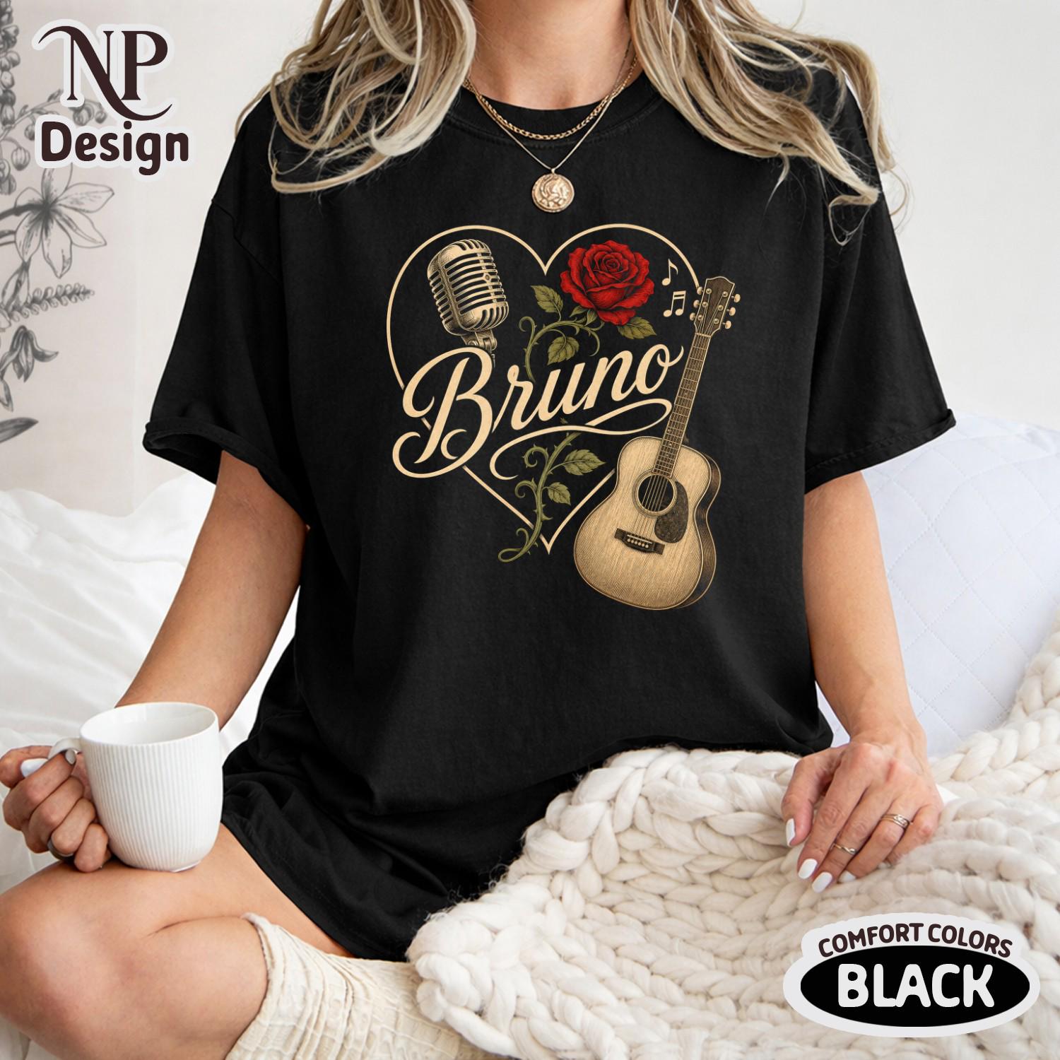 Retro Bruno Vintage Fan Shirt, Classic 70s 80s Style T-Shirt for Men Women, Throwback Graphic Tee HFN Shirt - Image 3
