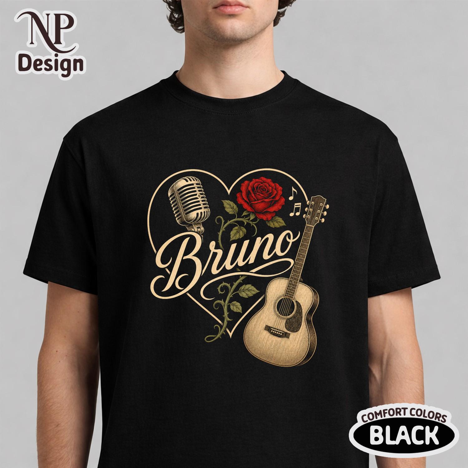 Retro Bruno Vintage Fan Shirt, Classic 70s 80s Style T-Shirt for Men Women, Throwback Graphic Tee HFN Shirt - Image 5