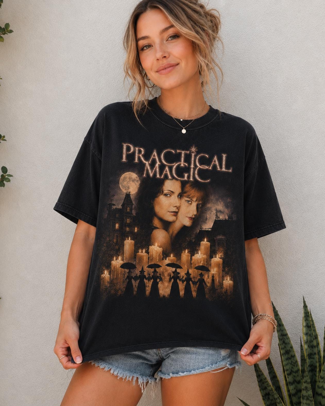 Practical Magic 1998 Shirt, Vintage Witch Movie Tee, Halloween Midnight Margaritas Shirt, Spooky Season Gift Tee HFN Shirt - Image 2