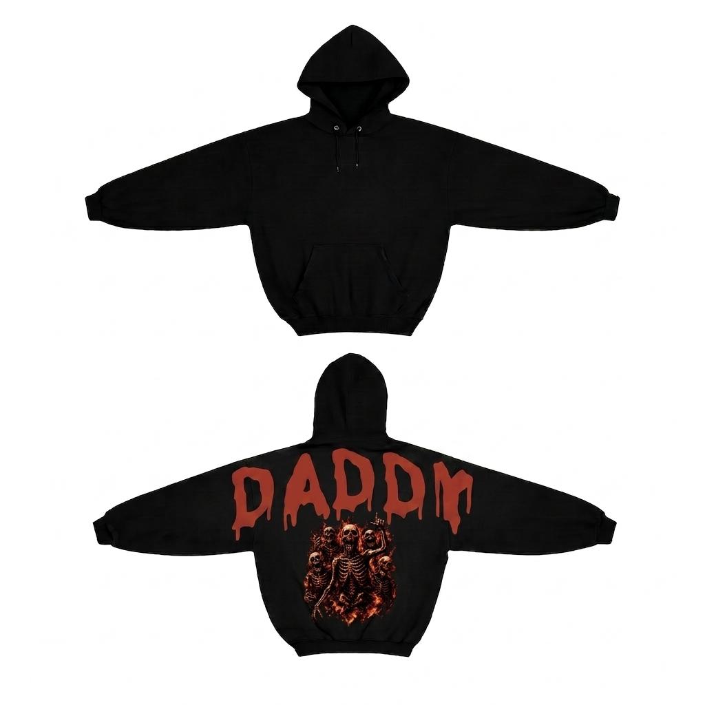 Shoulder-to-Shoulder Daddy Skeleton Halloween Kills HG Hoodie, Special Edition Horror Shirt, Funny Halloween Tee, Scary Movie Fan Gift Unisex - Image 2