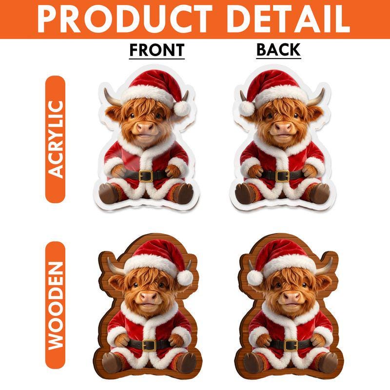 Personalized Snowman Advent Calendar HG, Cute Charm Blind Box Countdown, Acrylic Hanging Tree Ornaments Winter Holiday Decor Set, Gift 2026 - Image 6