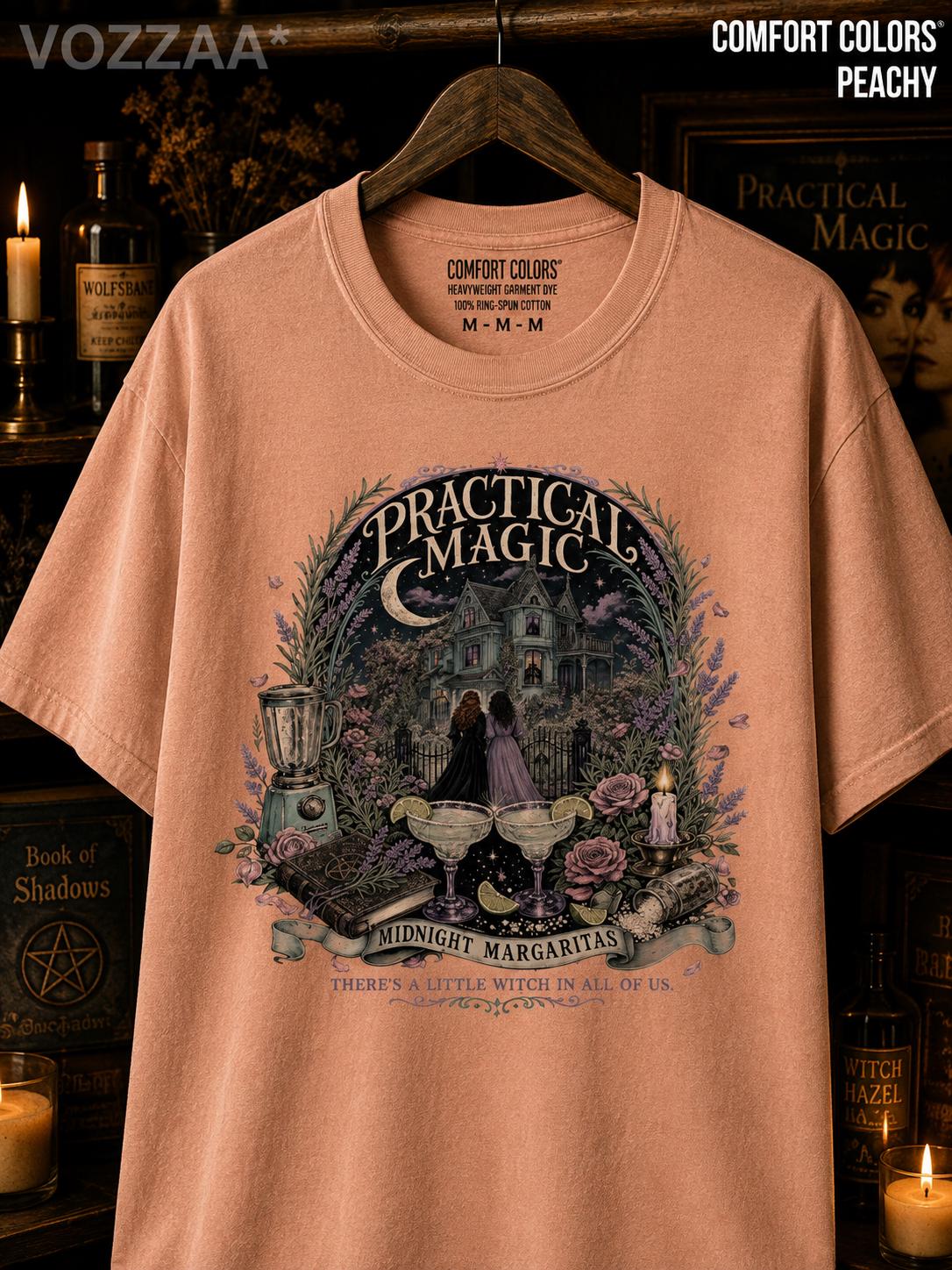 Midnight Margaritas Witchy Halloween Shirt, Practical Magic Tee HFN Shirt - Image 6