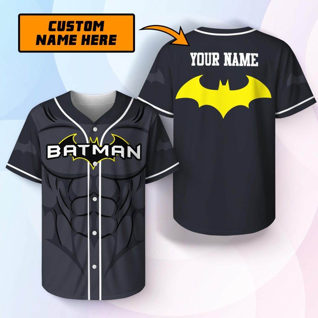 Batt man Baseball Jersey HG , Comics Baseball Shirt, Jersey HG Shirt, Superhero Baseball Jersey HG , Comic Book Jersey HG , Fan Gift