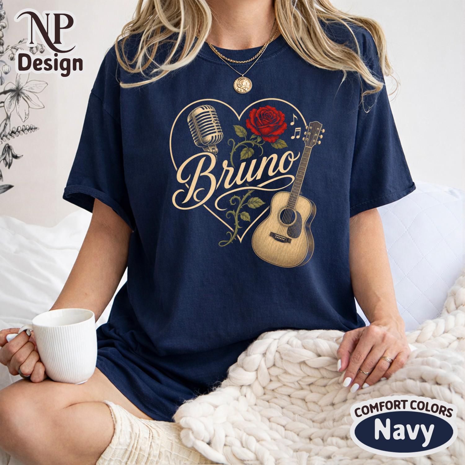 Retro Bruno Vintage Fan Shirt, Classic 70s 80s Style T-Shirt for Men Women, Throwback Graphic Tee HFN Shirt - Image 4