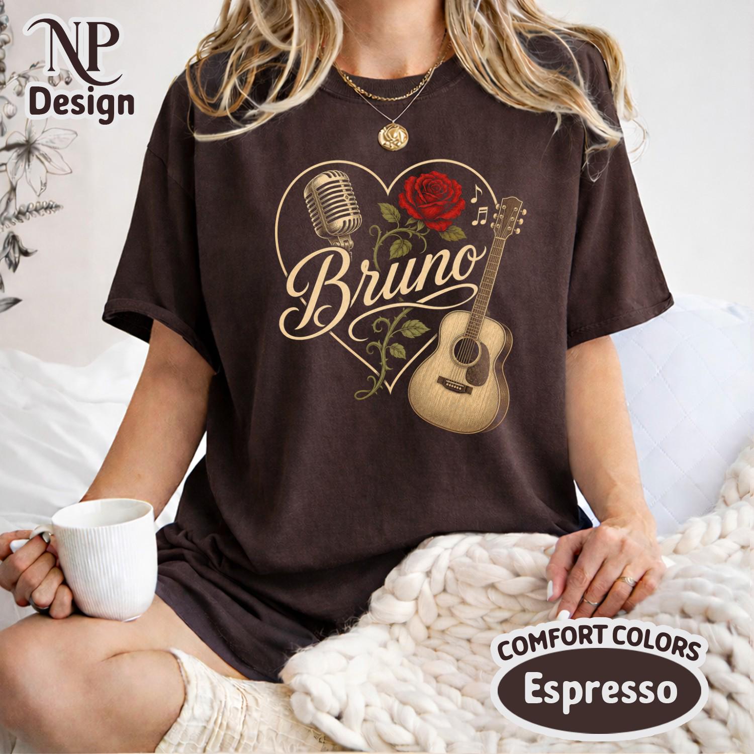 Retro Bruno Vintage Fan Shirt, Classic 70s 80s Style T-Shirt for Men Women, Throwback Graphic Tee HFN Shirt