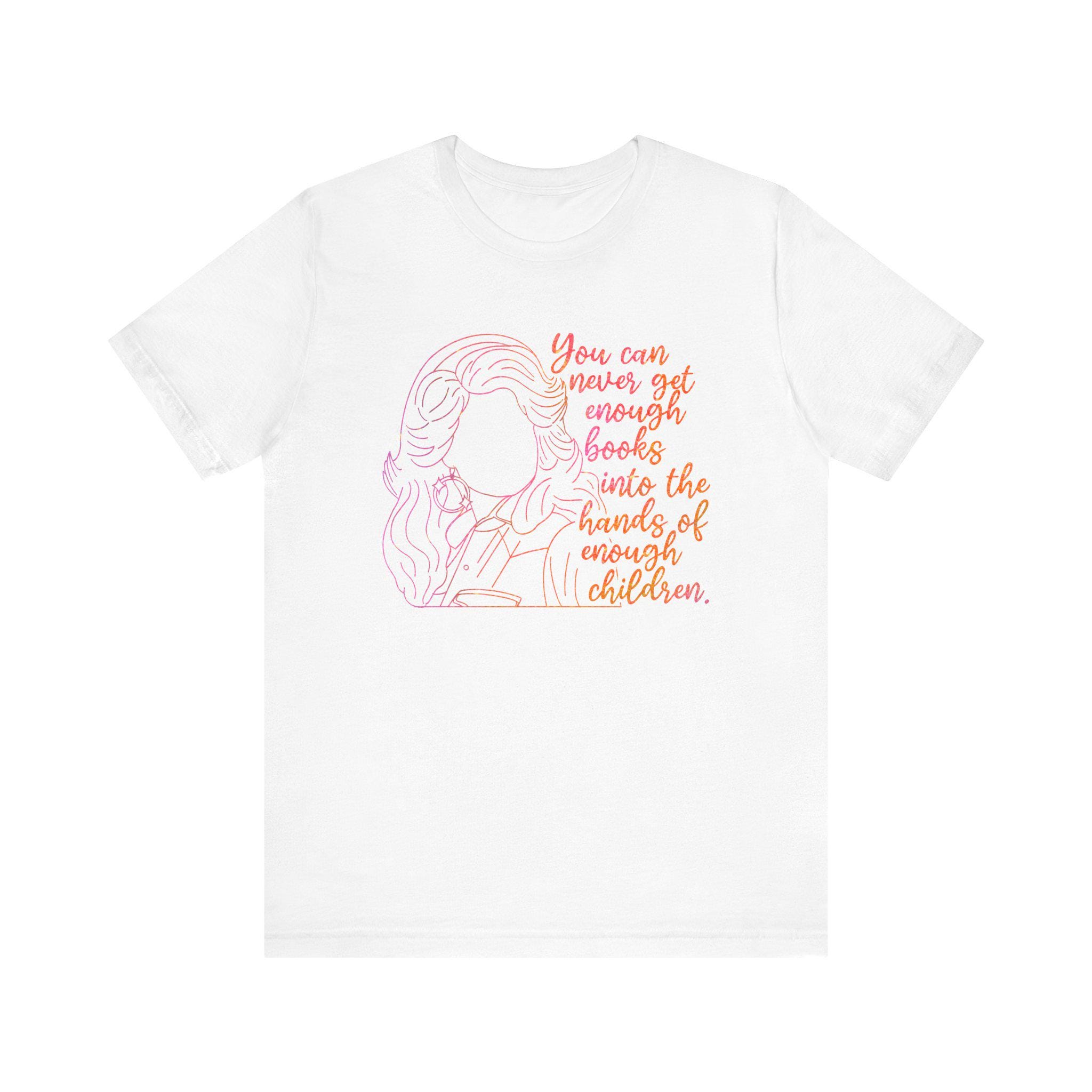 Book Dolly Parton Tee, Book Lover Shirt, Thank for your memories HG Teacher Gift, Literary Tee, Reading Enthusiast Shirt - Image 3